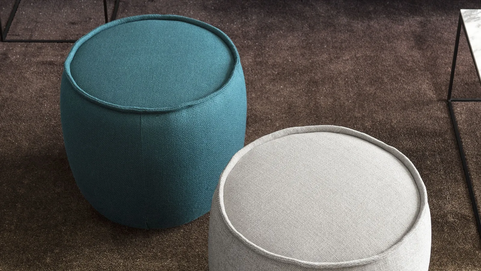 Pouf in tessuto imbottito Muffin di Calligaris