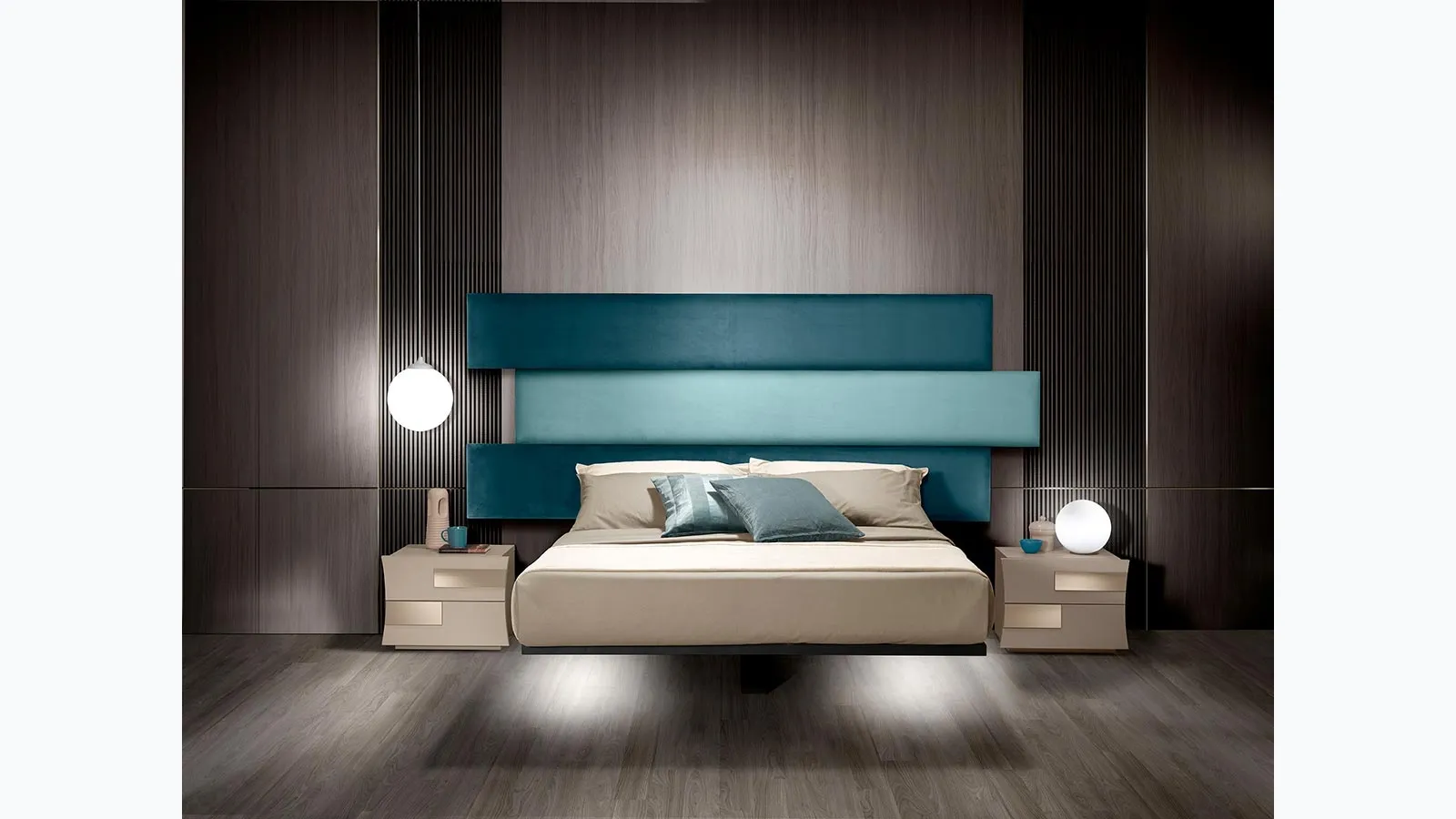 Letto con effetto sospeso Linda 03 di Mobil Più