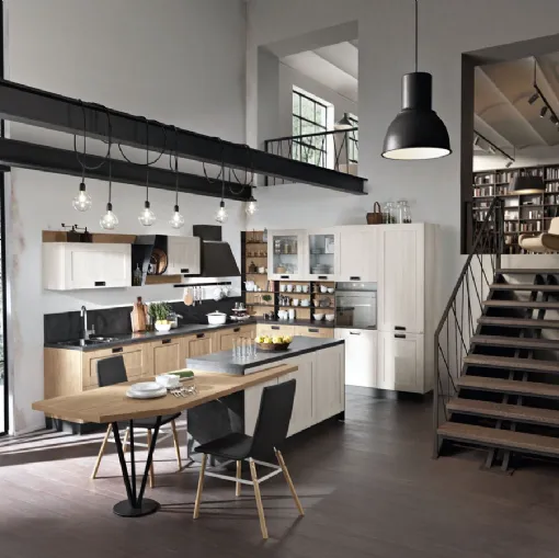 Cucina Moderna con isola Daytona Urban Style 16 di Spar