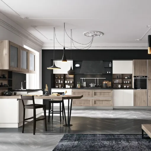 Cucina Moderna con penisola Daytona Elegance Style 50 di Spar